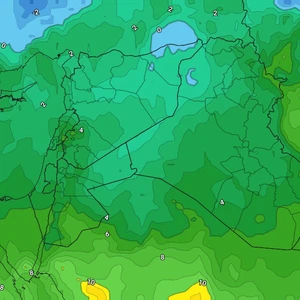 الأردن: توقعات الطقس والأمطار الساعات القادمة ويوم الثلاثاء
