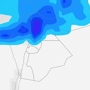 Jordanie | Le Royaume est touché par une dépression du second degré (normale) samedi, et un front d'air froid rapide qui le traverse le matin