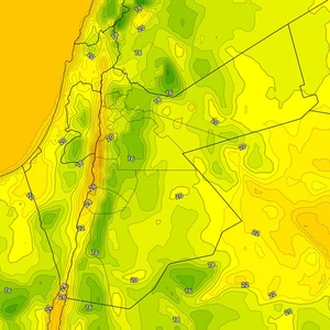 Jordan | Cool weather continues tonight, minimum temperatures approach 15 degrees Celsius