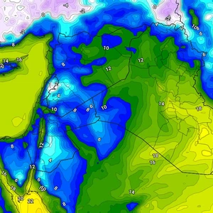 برودة غير اعتيادية الليلة ودرجات الحرارة الصغرى تهوي الى 2 مئوي في أعالي جبال الشراه