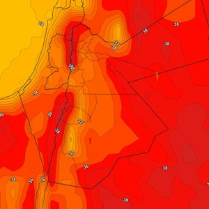 Jordan | Moderate to pleasant weather tonight and a slight rise in temperatures tomorrow, Tuesday