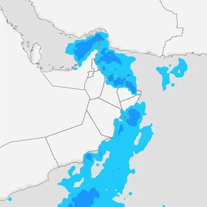 Mise à jour : Sultanat d'Oman à 11h15/ Nuages de pluie affectant actuellement certaines parties du gouvernorat d'Al Batinah Nord