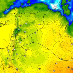 العراق | ارتفاع طفيف على درجات الحرارة الخميس واخر تطورات حالة عدم الاستقرار الجوي على البلاد
