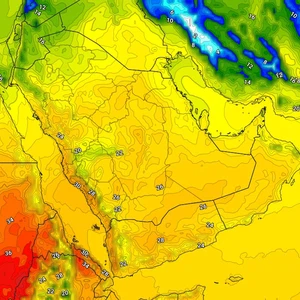 Koweït | Une légère augmentation des températures mardi, avec des chances que des averses locales de pluie se poursuivent dans des zones limitées le matin