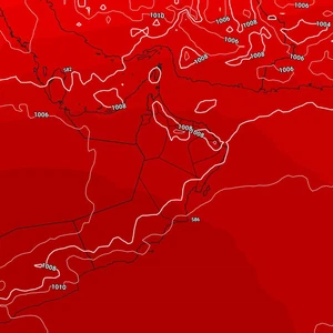 Oman | Mercredi, temps chaud à très chaud et chances de pluie persistantes sur les hautes terres du nord