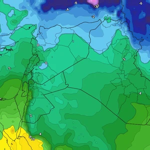 Jordan - Weekend | Cold weather during the day and very cold at night, with the return of the eastern winds