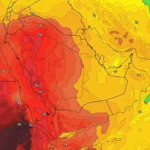 Saudi Arabia: Do the last days of the month bring chances of rain?
