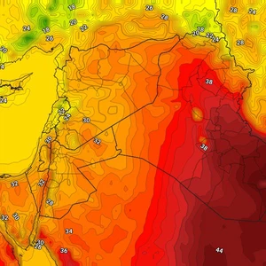 Iraq | A slight rise in temperatures on Tuesday and a decrease in dust levels in the atmosphere