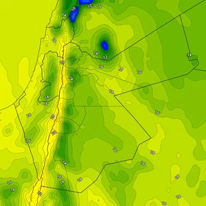 Jordanie | Des températures autour de leurs moyennes et un froid notable dans l'air jeudi soir