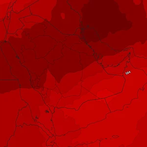 Kuwait | The continuation of the very hot air mass during the Eid with the activity of northwesterly winds at intervals