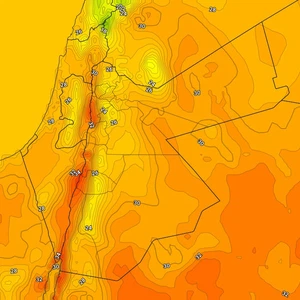 Jordan | Temperatures to remain below average on Tuesday, with cold weather in the early morning