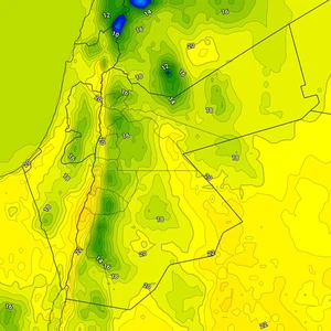 Jordanie | Temps stable mercredi, avec l'apparition progressive de nuages moyens et hauts