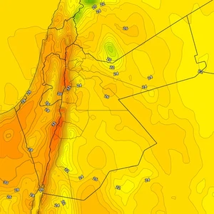 Jordan | Mild weather Sunday with southeasterly winds increasing the feeling of cold
