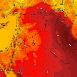 Iraq | Temperatures remain around below average on Wednesday