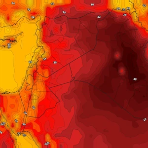 Iraq | Coinciding with the effect of the heat wave .. an additional and little rise in degrees on Monday