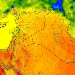 العراق | ارتفاع على درجات الحرارة الاثنين وتصاعد في نسب الغُبار في بعض المناطق  