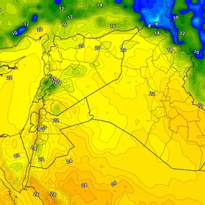 الأردن/نهاية الأسبوع | ارتفاع طفيف ومؤقت على درجات الحرارة الجمعة وعودتها للانخفاض اعتباراً من السبت