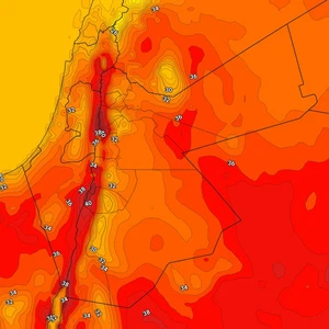 Jordan | Temporary rise in temperatures with normal summer weather Thursday