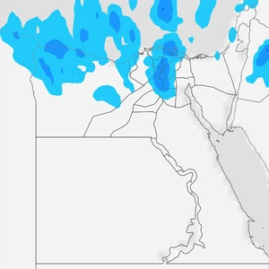 Egypt | Humid air currents and showers of rain in some northern regions on a daily basis in the coming days
