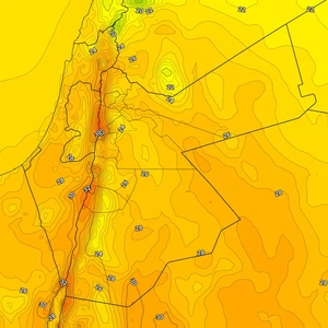 Jordanie | Les températures sont autour de la moyenne dimanche et l'atmosphère a tendance à être froide en haute montagne.
