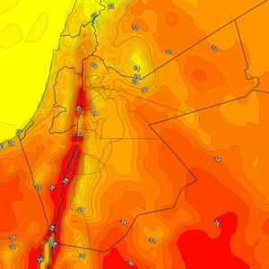 فلسطين | انخفاض اضافي على درجات الحرارة الخميس