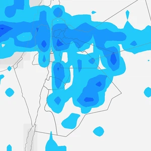 Jordanie/Vendredi : Ciel nuageux en journée et pluie dans de nombreuses régions la nuit, si Dieu le veut.