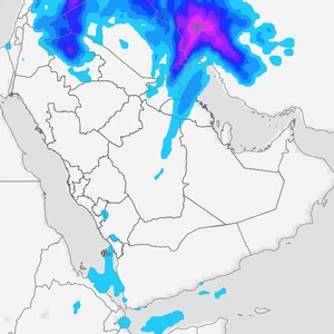 Partly cloudy to cloudy weather in Kuwait on Friday with a chance of rain showers in some areas