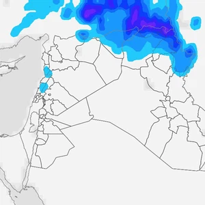 منخفض جوي يؤثر على المناطق الشمالية من العراق الخميس مرفق بكتلة هوائية باردة