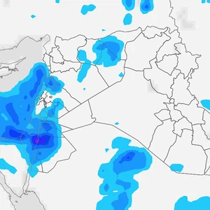 Jordan: A second-degree (normal) low-pressure system will begin Monday evening, followed by a very cold air mass at the end of the week.