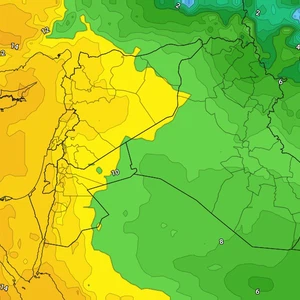 Monday | The kingdom began to be affected by an unusual warm air mass for such a time