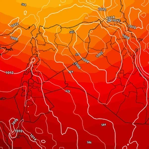 Iraq | A shallow depression accompanied by a hot air mass on Wednesday and a warning of dense dust waves over these areas