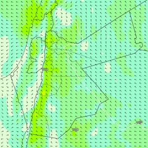 Jordan | The Kingdom remains under the influence of the Siberian air high on Wednesday, and moderate southeasterly winds, which increase the feeling of coldness