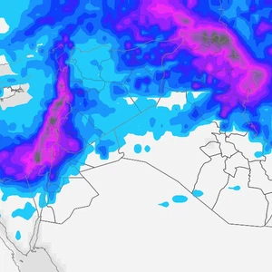 أمطار غزيرة جدًا وبروق وسيول في 6 دول عربية