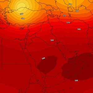 تحليل منظومة جوية |منظومة من الضغط الجوي المنخفض تؤثر على بلاد الشام ترتفع معها فرص الأمطار