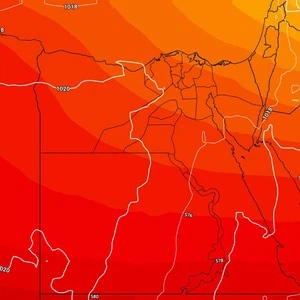 Égypte | Une montée d'air dans toutes les couches de l'air affecte le pays et s'accompagne d'une hausse des températures en fin de semaine