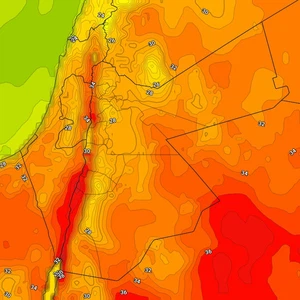 Jordanie | Le Royaume continuera d'être affecté par la masse d'air chaud, samedi