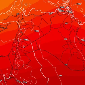 Jordanie - Week-end | Stabilité météorologique et vents renouvelés du sud-est qui augmentent la sensation de froid