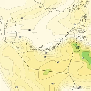 Emirats | Une opportunité pour les cumulus de pluie à l'est, s'étendant vers certaines zones intérieures.