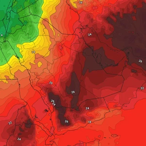 السعودية: كتلة هوائية باردة تؤثر على شمال المملكة فيما يسيطر المرتفع الجوي شبه المداري على بقية المناطق | عرب تايم السعودية: كتلة هوائية باردة تؤثر على شمال المملكة فيما يسيطر المرتفع الجوي شبه المداري على بقية المناطق | عرب تايم