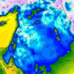 العراق | كتلة هوائية باردة نسبياً تؤثر على البلاد وتحمل معها برودة ليلية ملحوظة الأيام القادمة