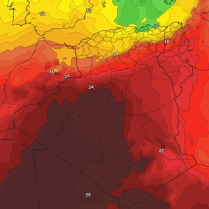 Bulletin Hebdomadaire - Algérie | Les températures sont devenues inférieures à la moyenne, avec de nouvelles chances de pluie dans les régions du nord, à partir de lundi