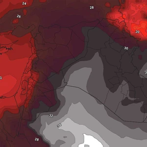 الهواء الحار يقترب من المملكة والرياح الشمالية الغربية تُعيق تعمّقه.. إليكم تفاصيل الحالة الجوية القادمة | عرب تايم الهواء الحار يقترب من المملكة والرياح الشمالية الغربية تُعيق تعمّقه.. إليكم تفاصيل الحالة الجوية القادمة | عرب تايم