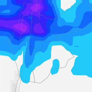 A low-pressure system affecting the Gaza Strip on Friday will bring heavy thunderstorms, strong winds, and high waves.