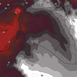 Jordan | A relatively hot air mass for the second half of the week, but no heat waves on the horizon
