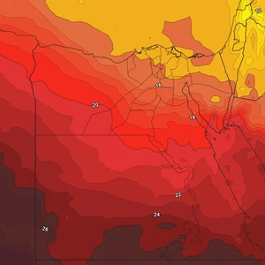 Egypt | After a long wait...the heat wave will temporarily subside at the end of the week, with a noticeable decrease, especially at night
