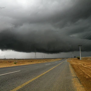 Saudi Arabia | Thunderstorms continued in large areas of the southwest of the Kingdom on Sunday