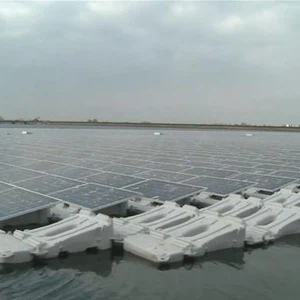 The largest floating solar power plant in Europe