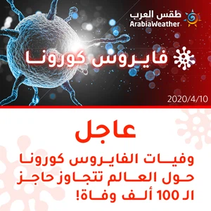وفيات الفايروس كورونا حول العالم تتجاوز الـ 100 ألف وفاة