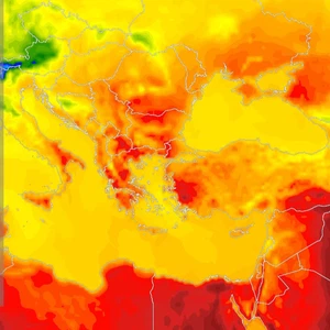 European continent A strong heat wave affects several countries, and ...