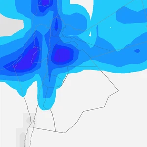 Jordan: Updates on the low-pressure system in the coming hours